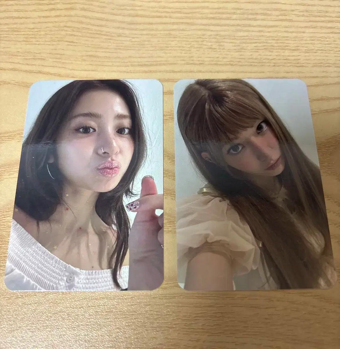 르세라핌 crazy 유진 사쿠라 특전 포카