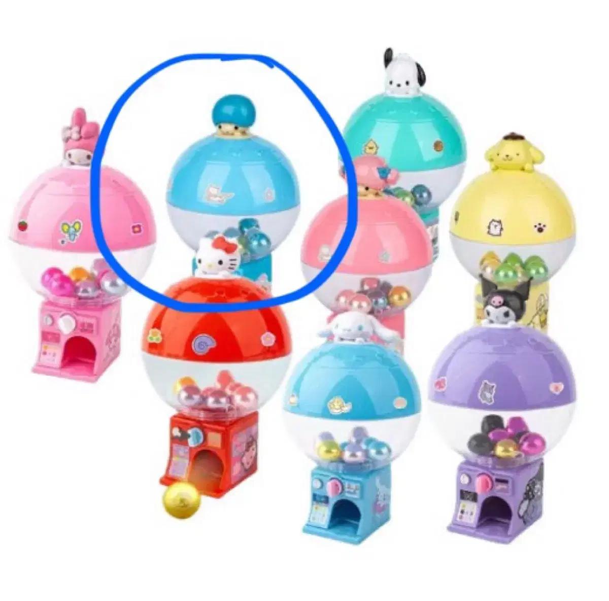 산리오 캡슐 가챠 뽑기 머신 리틀트윈스타 키키