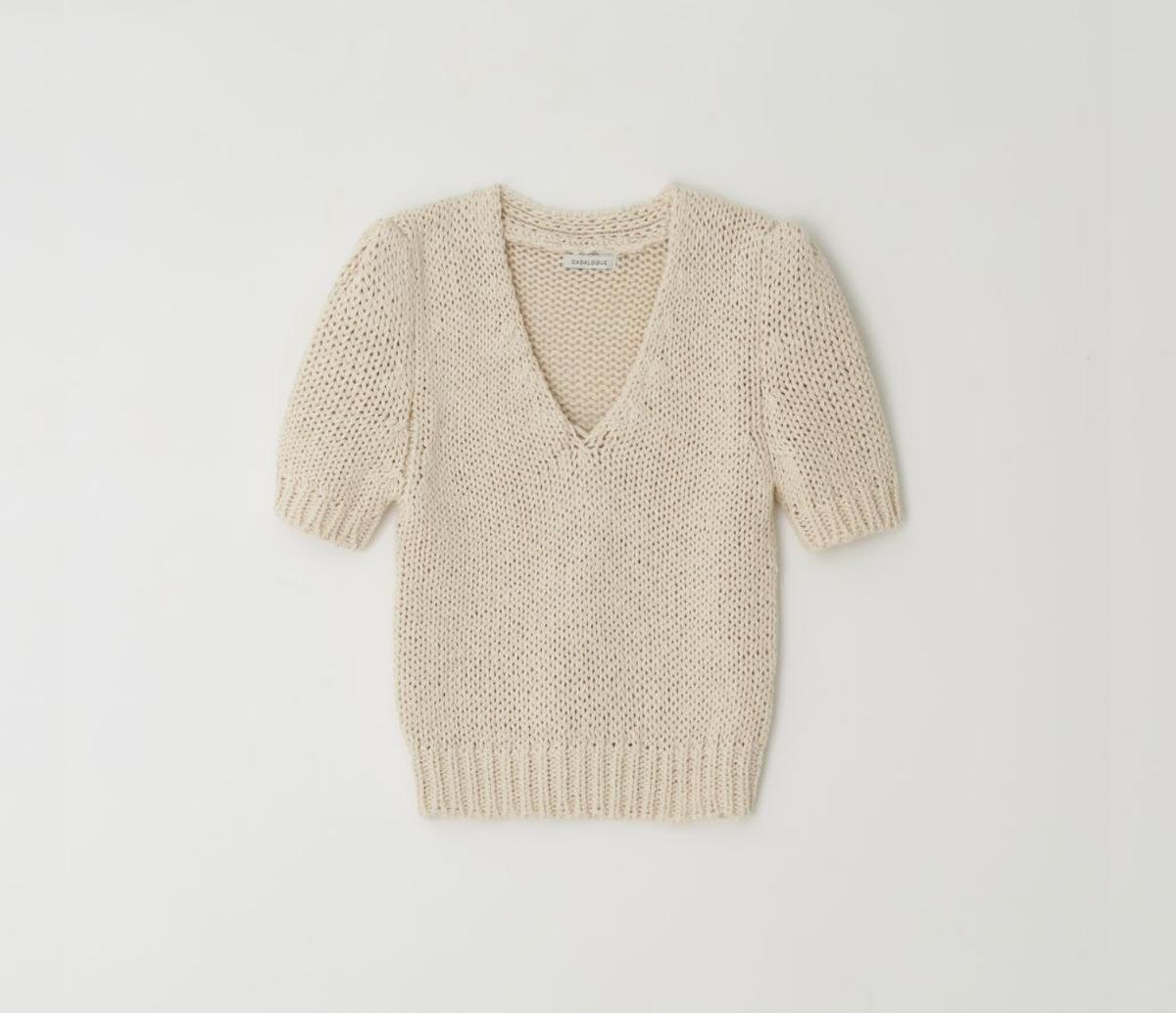 [Cadalogue] Kate knit top (ivory) - 새제품