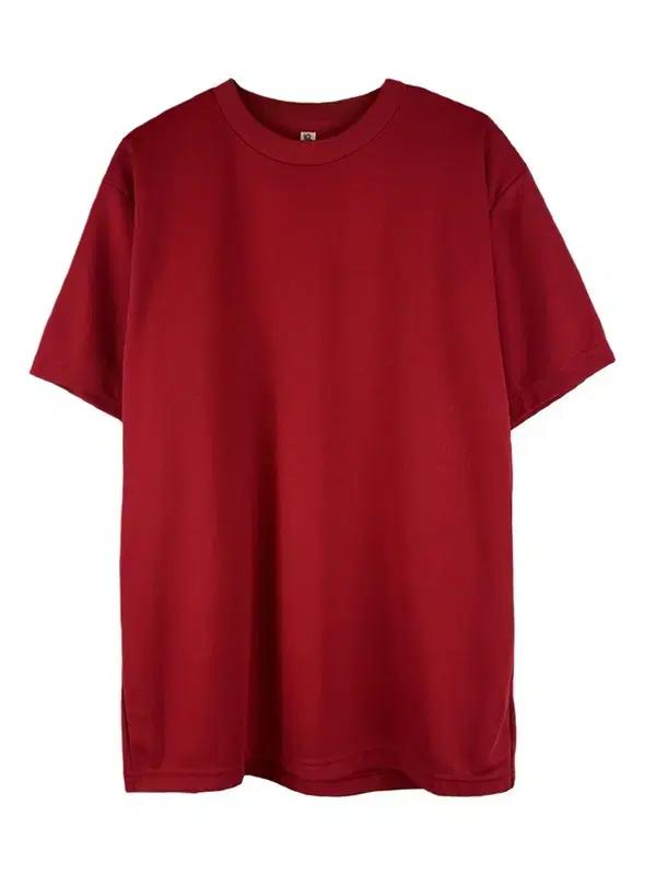 [M] GLIMMER 폴리 데일리 반팔티 레드