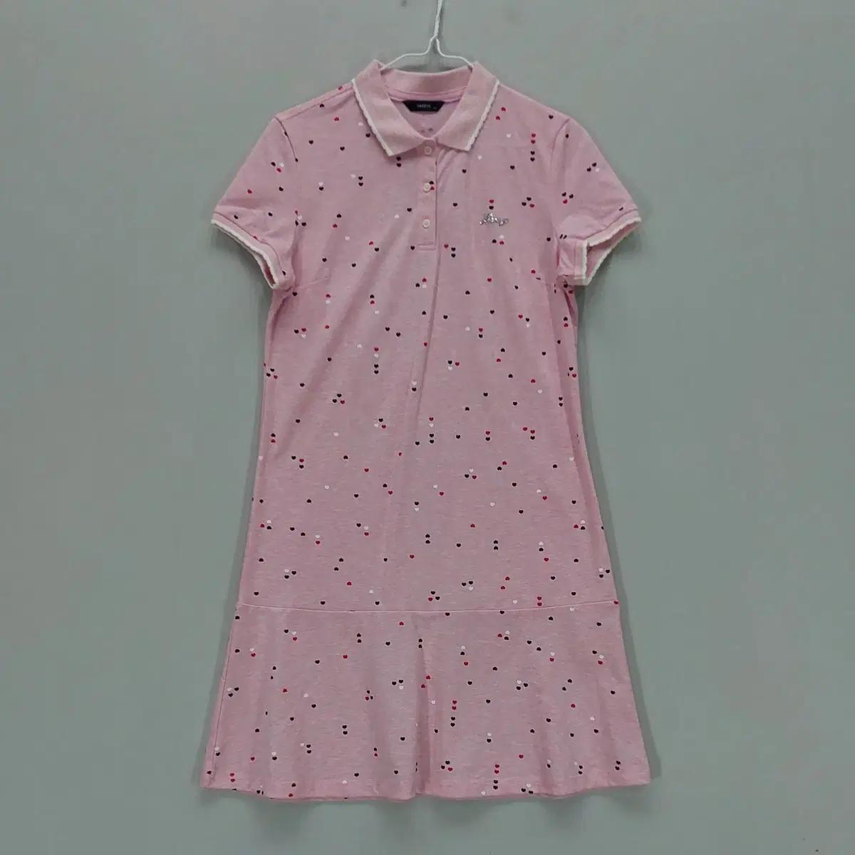 헤지스 90 반팔원피스 봄여름 핑크 08069