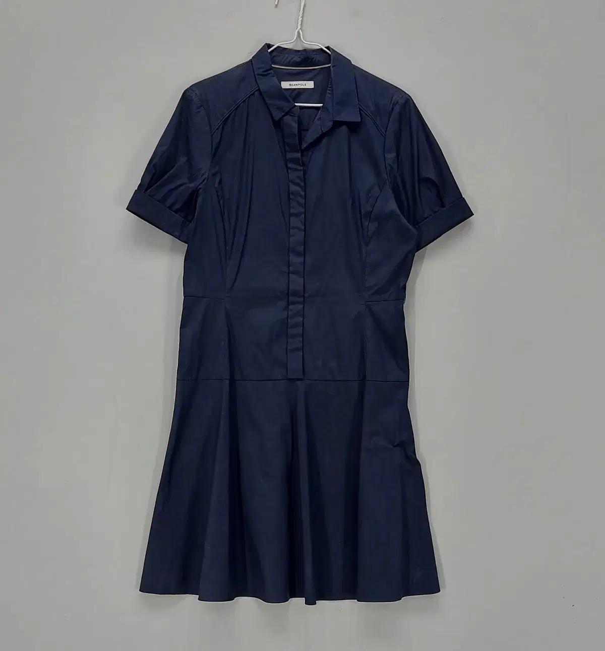 빈폴 100 반팔원피스 봄여름 네이비 08076