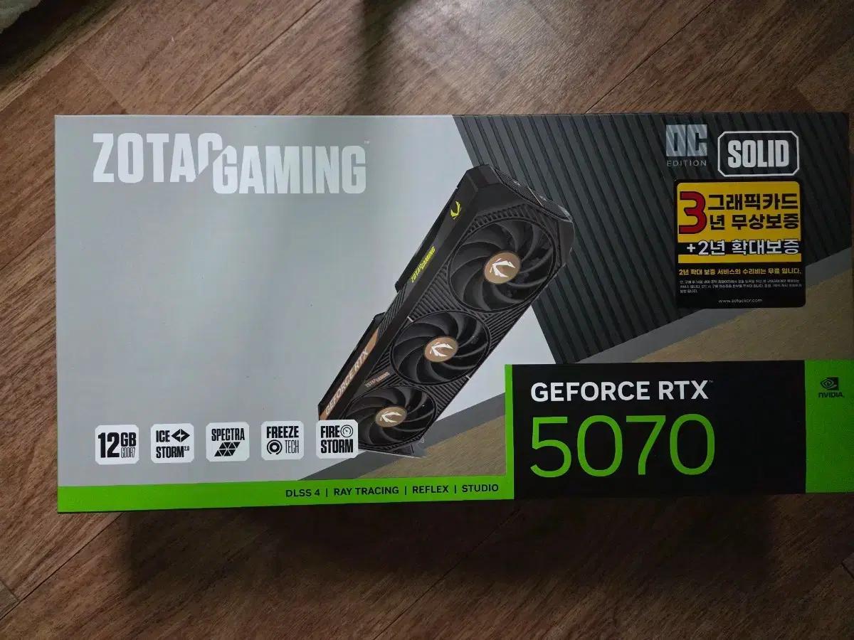 ZOTAC RTX 5070 SOLID OC 12GB