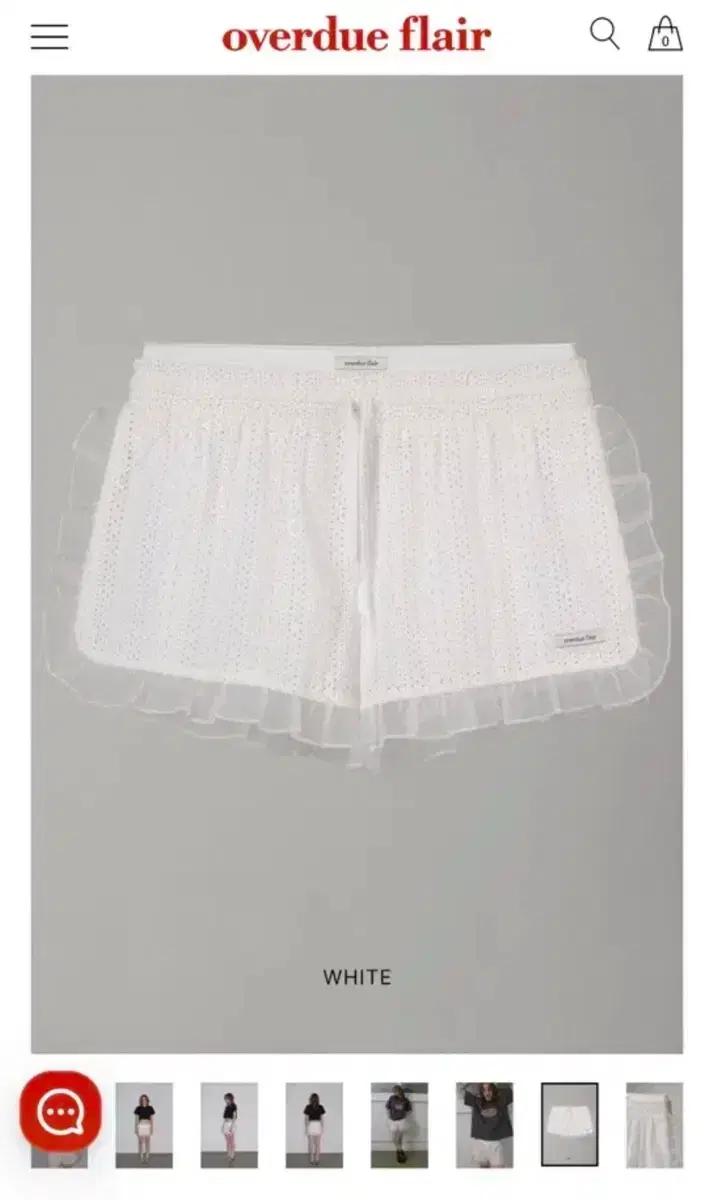 Overdue flair 오버듀플레어 오간자 프릴 팬츠 (속바지 포함)