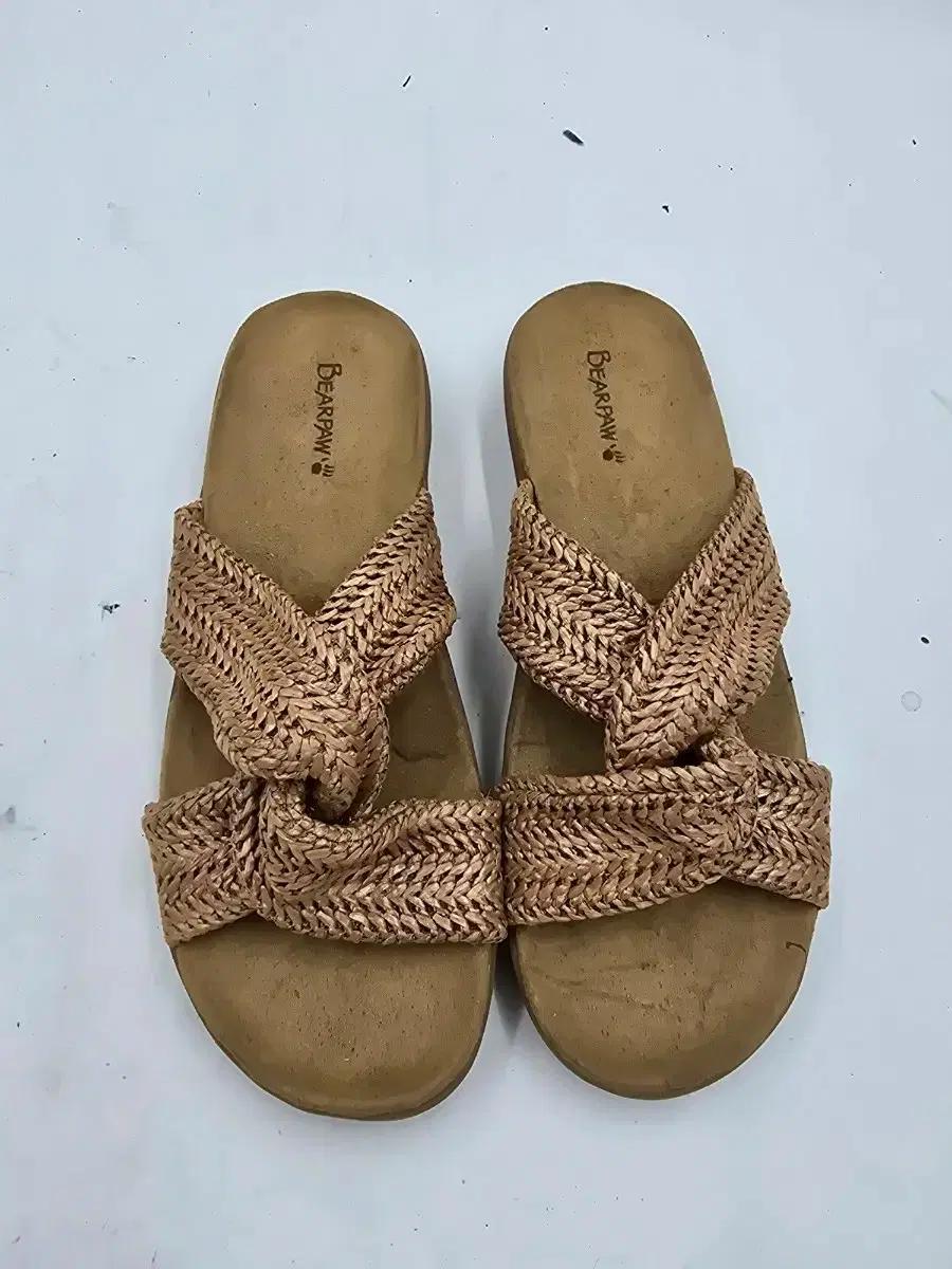 [BEARPAW 여성 슬리퍼 샌들 240mm]