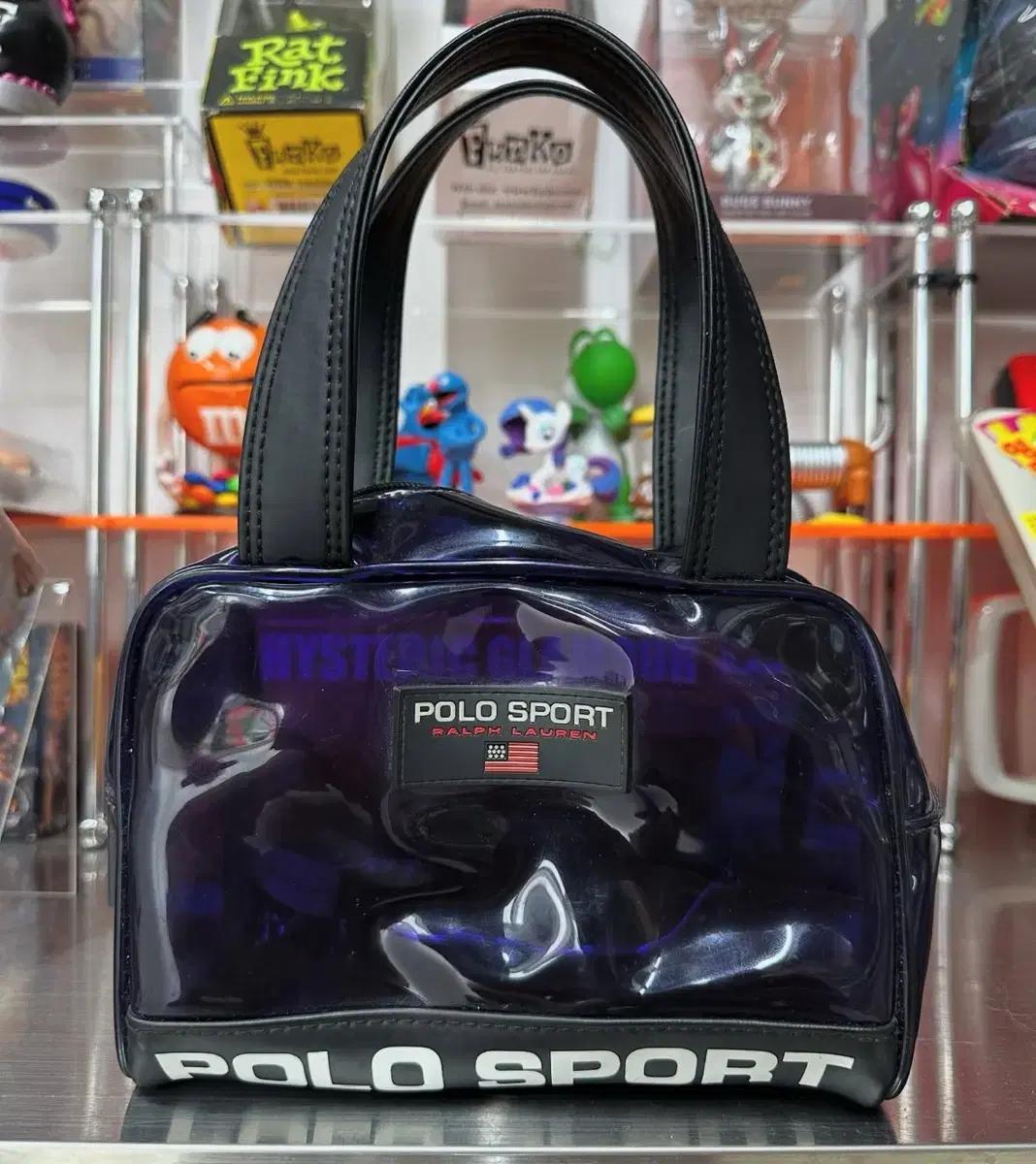 polo sport vtg pvc mini bag 폴로스포츠