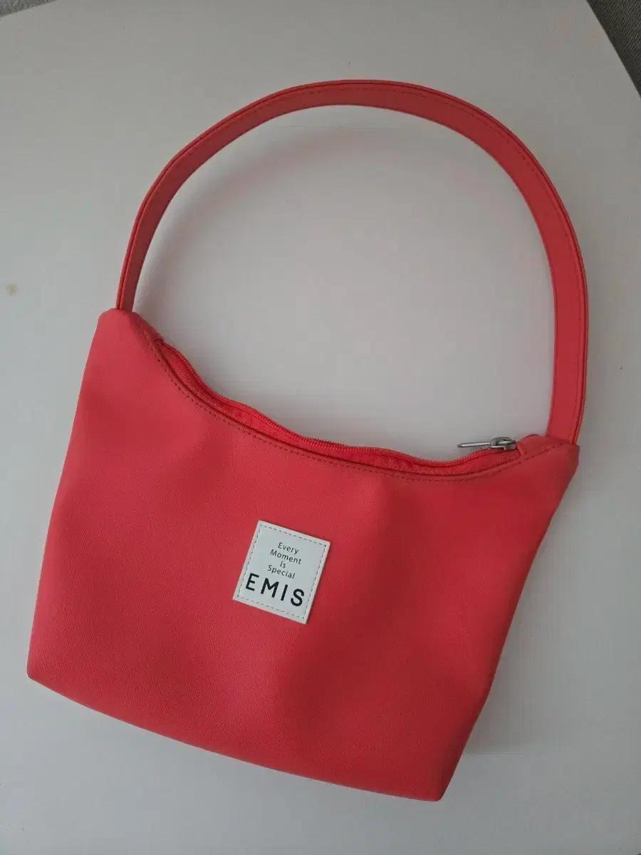 이미스 레드 미니 숄더백