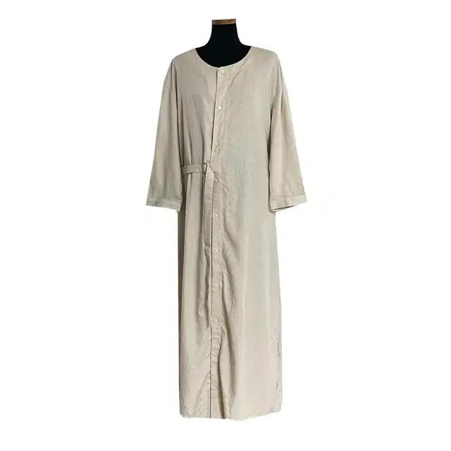 자주 JAJU 리넨 스트래 롱원피스 L