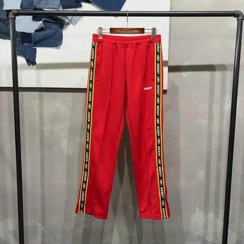 (28~30인치) 널디 스트릿 캐주얼 사이드라인 밴딩 트레이닝팬츠 바지
