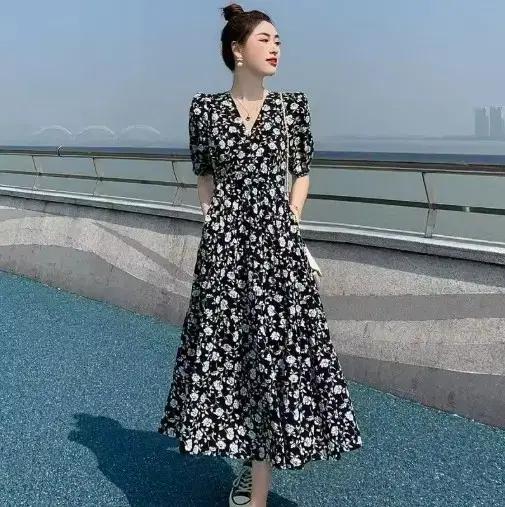 플라워패턴 꽃무늬 여름 원피스