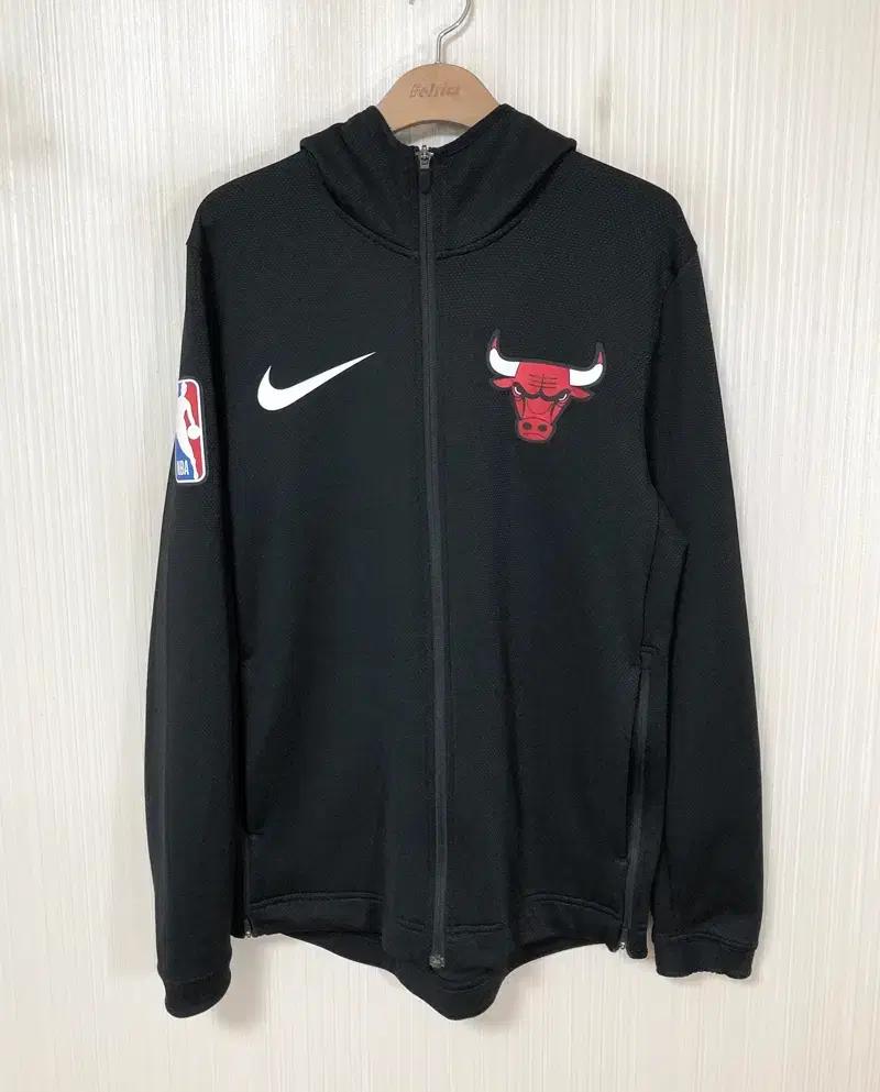 나이키 NBA 써마플렉스 쇼타임 풀집업 후드자켓 시카고불스 M(100)