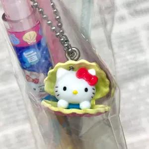 조개 진주 키티 볼펜 헬로키티 고전 샤프 문구 관자 킽스 키링 스트랩