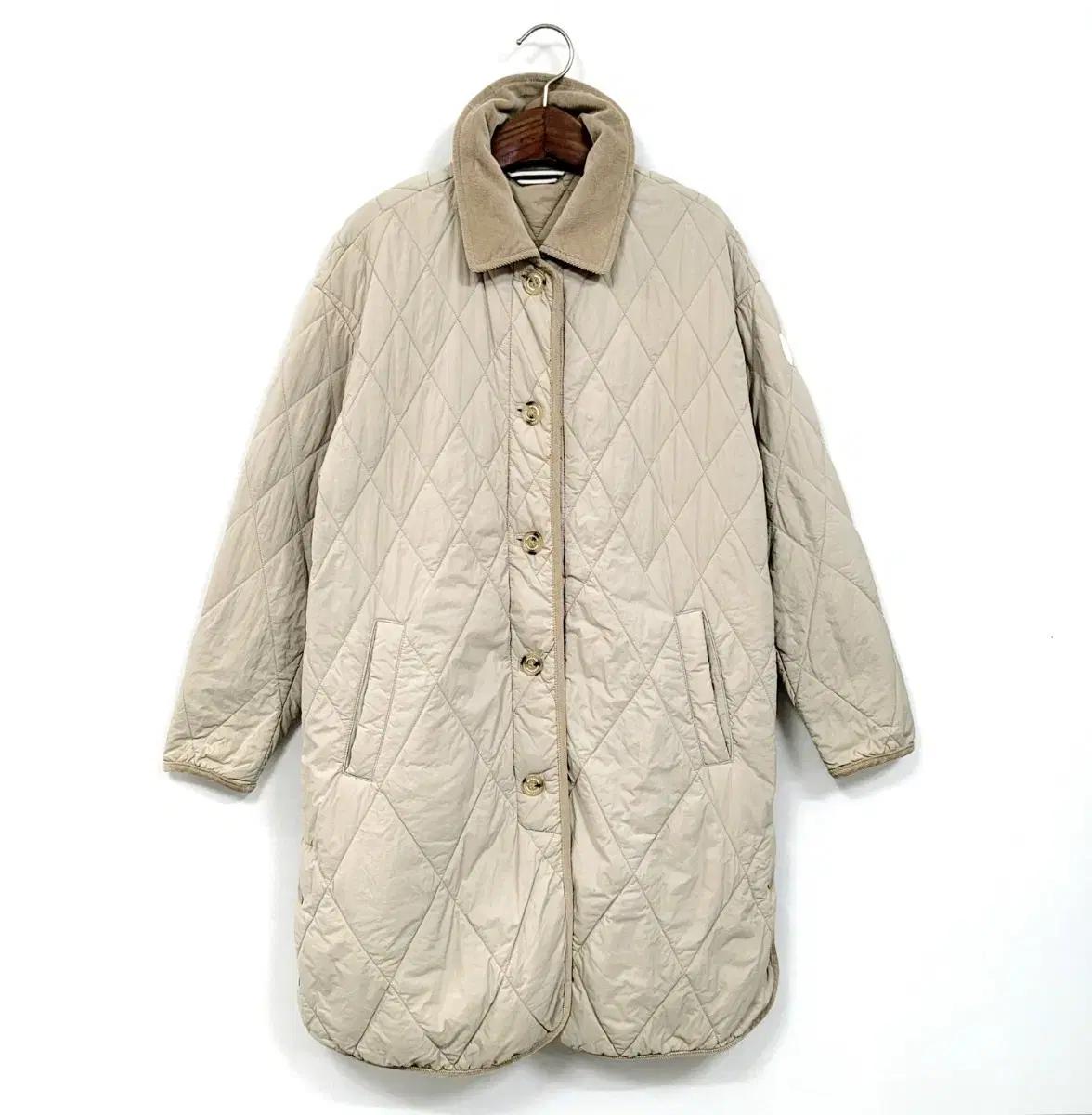 +코오롱스포츠 퀼팅 코듀로이카라 코트 U799