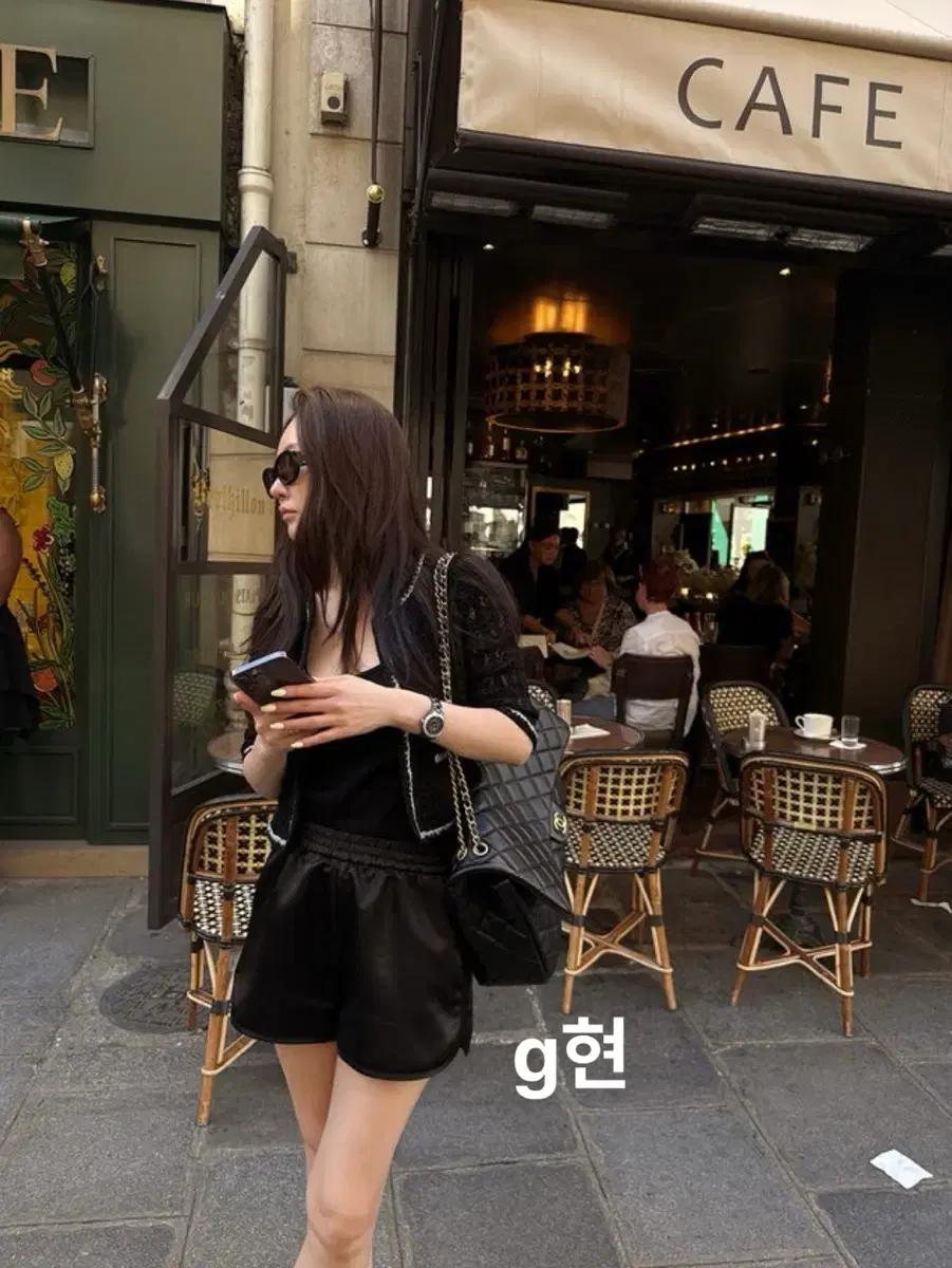 더로랑 제작 [EXCLUSIVE] 실버 트리밍 레이스 가디건 자켓