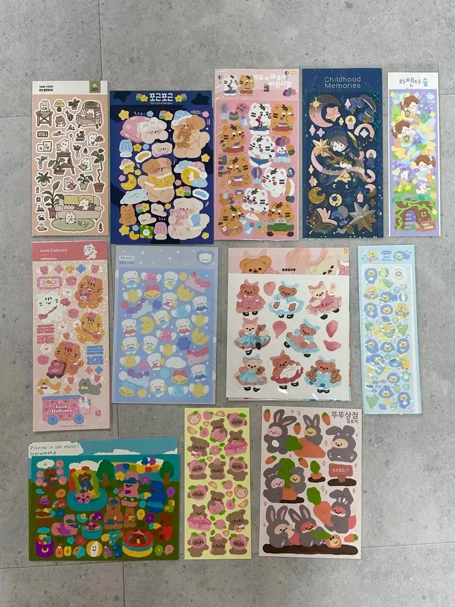 씰스티커 무중복 랜덤팩 판매 스티커 다꾸