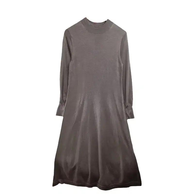 UNIQLO 유니클로 베이지 니트 원피스 [S] 아크릴 혼방