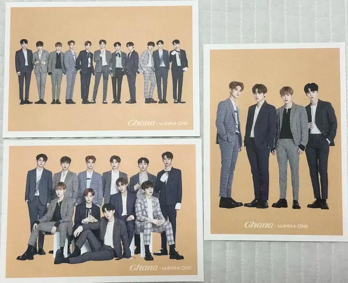 워너원 가나 엽서 3종 일괄 박지훈