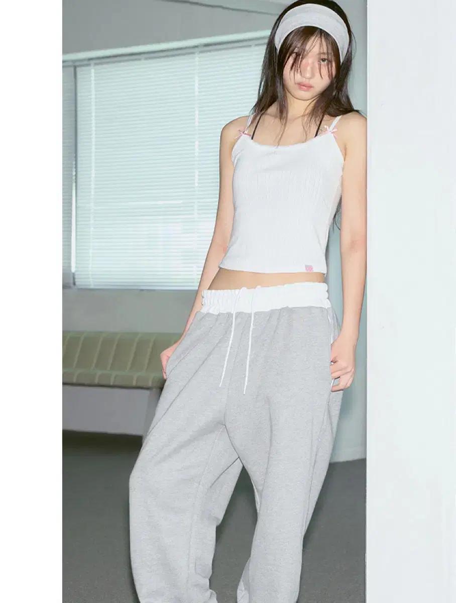 플리즈노팔로우 lyra ribbon sleeveless, pants