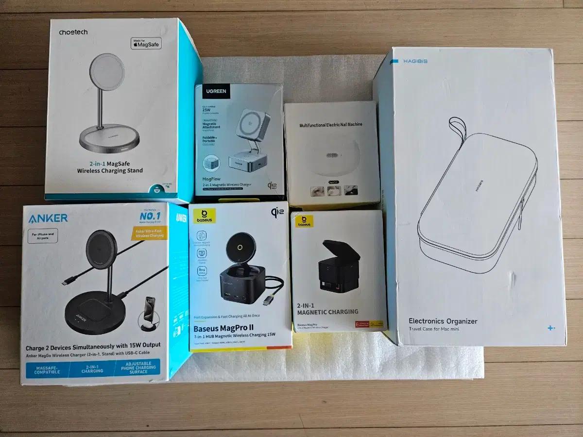 애플 공식 MFM인증 맥세이프 무선 충전기 CHOETECH 2in1 국내