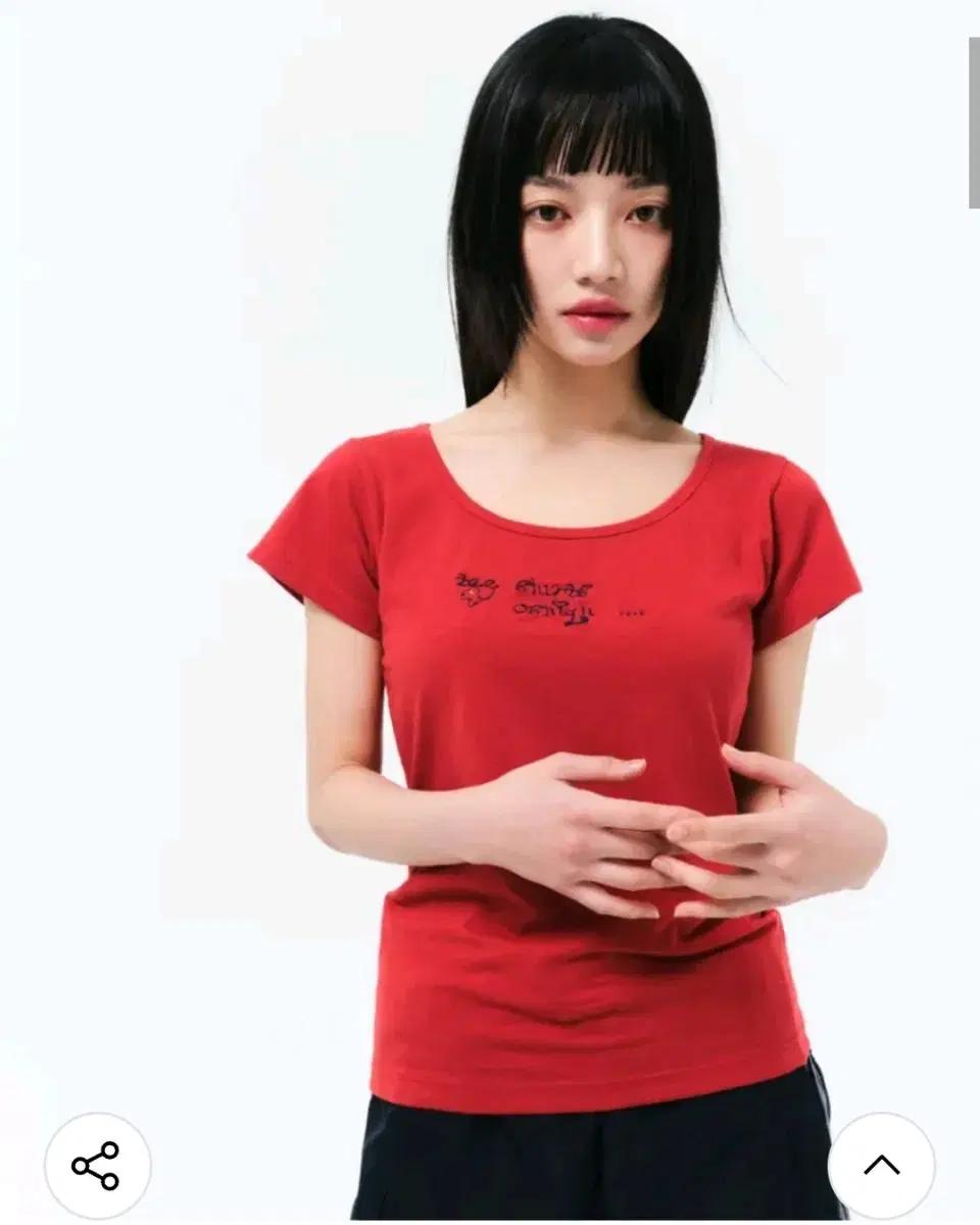 오스하이 oshigh Basic Tee RubyRed