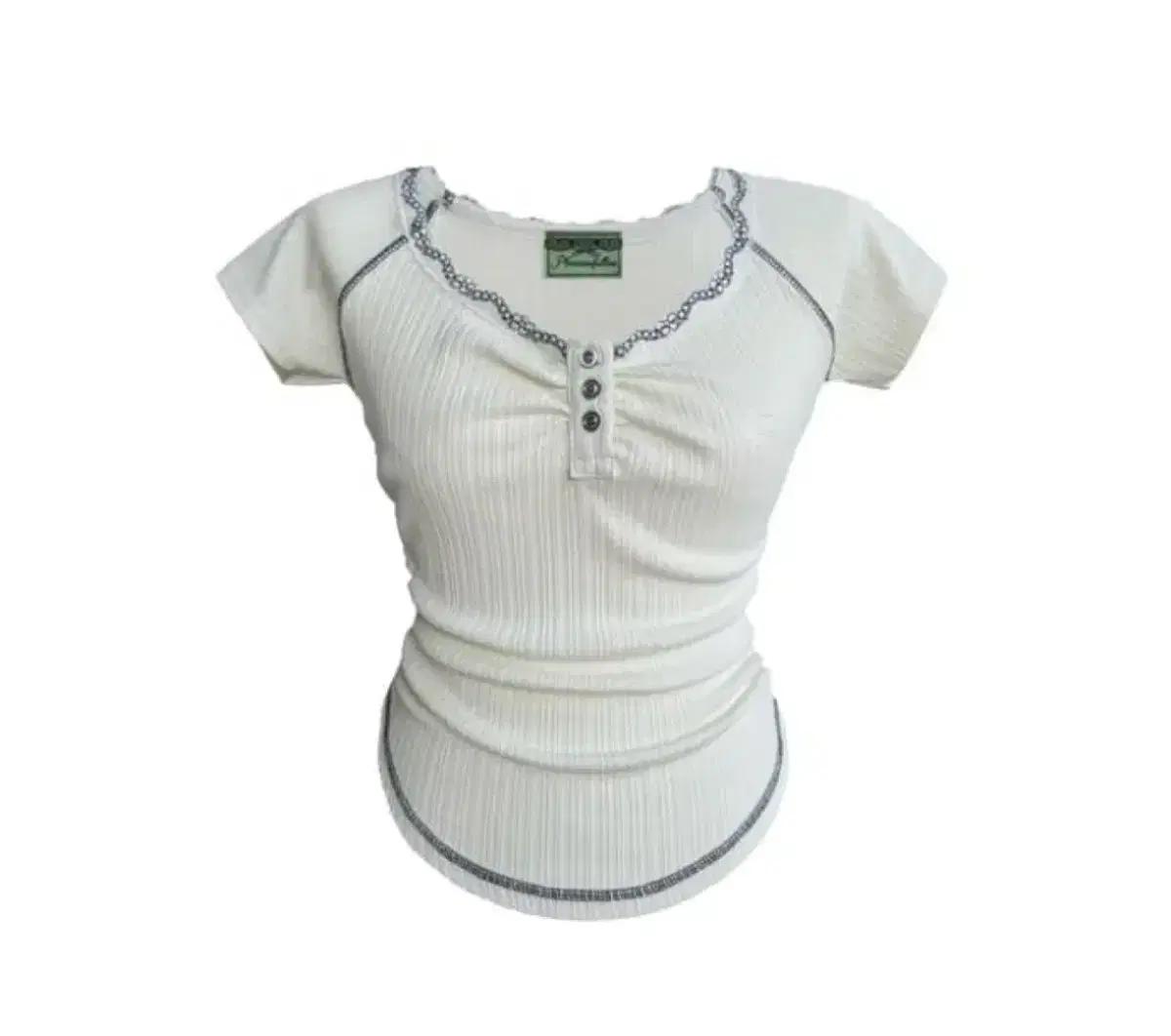 플리즈노팔로우 다나탑 화이트