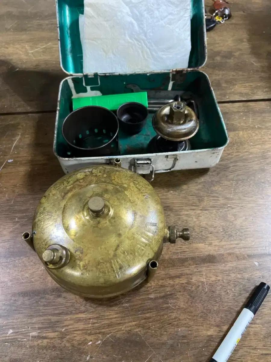 골동품 소품용 압력식 등유 스토브