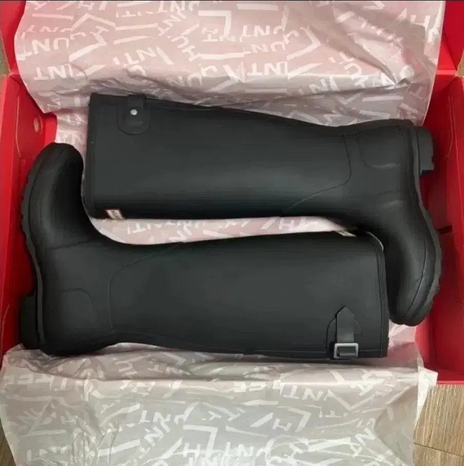 (새제품)헌터 레인부츠 블랙 장화