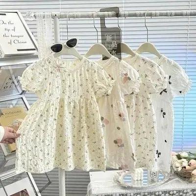 여아용 여름 플라워/리본 반팔 원피스 소프트여름원피스4종set