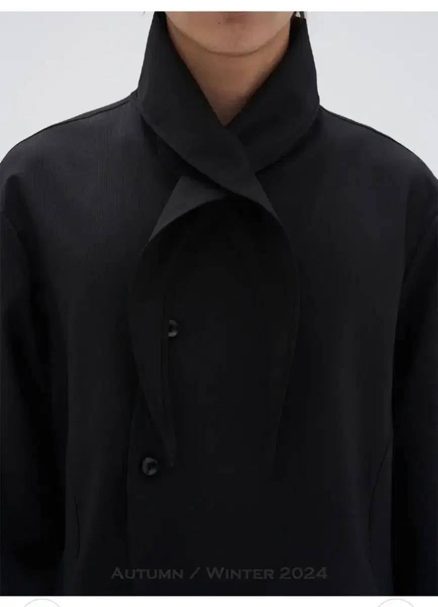 7440 37 1 논 카라 슬림 자켓&스카프 L 새상품 팝니다