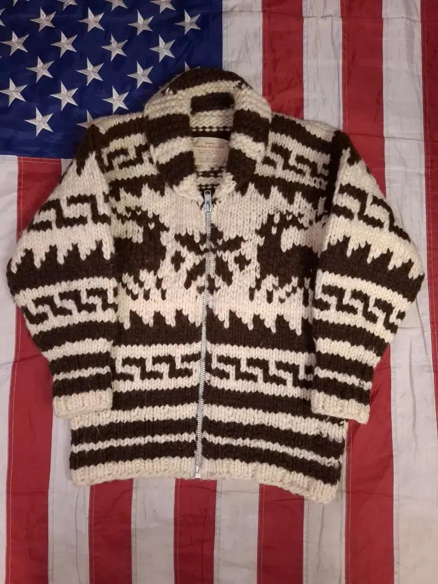 새제품급 오리지날 캐나다 코위찬 니트