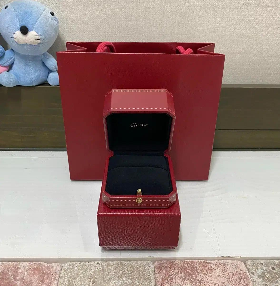 까르띠에 반지케이스 + 쇼핑백