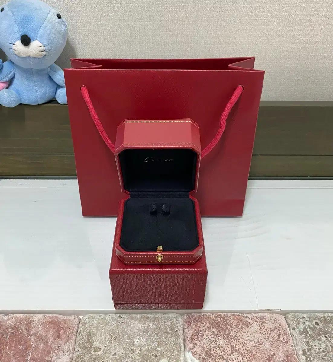 까르띠에 반지케이스 + 쇼핑백