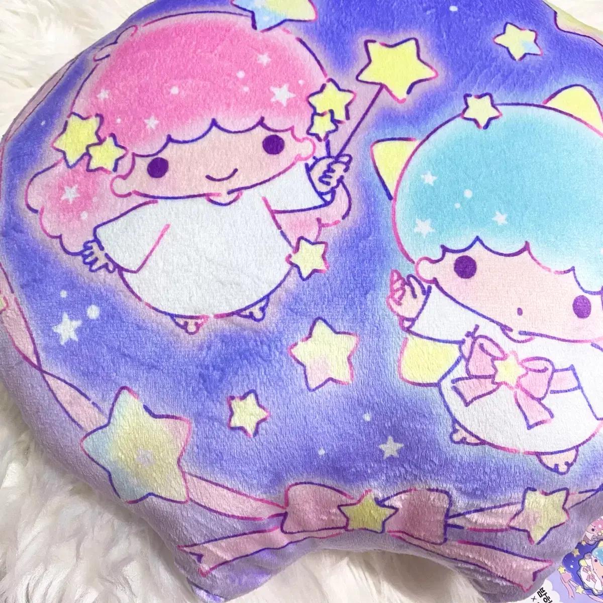 [미사용] 다이소 리틀트윈스타 쿠션 키키라라쿠션 밤하늘