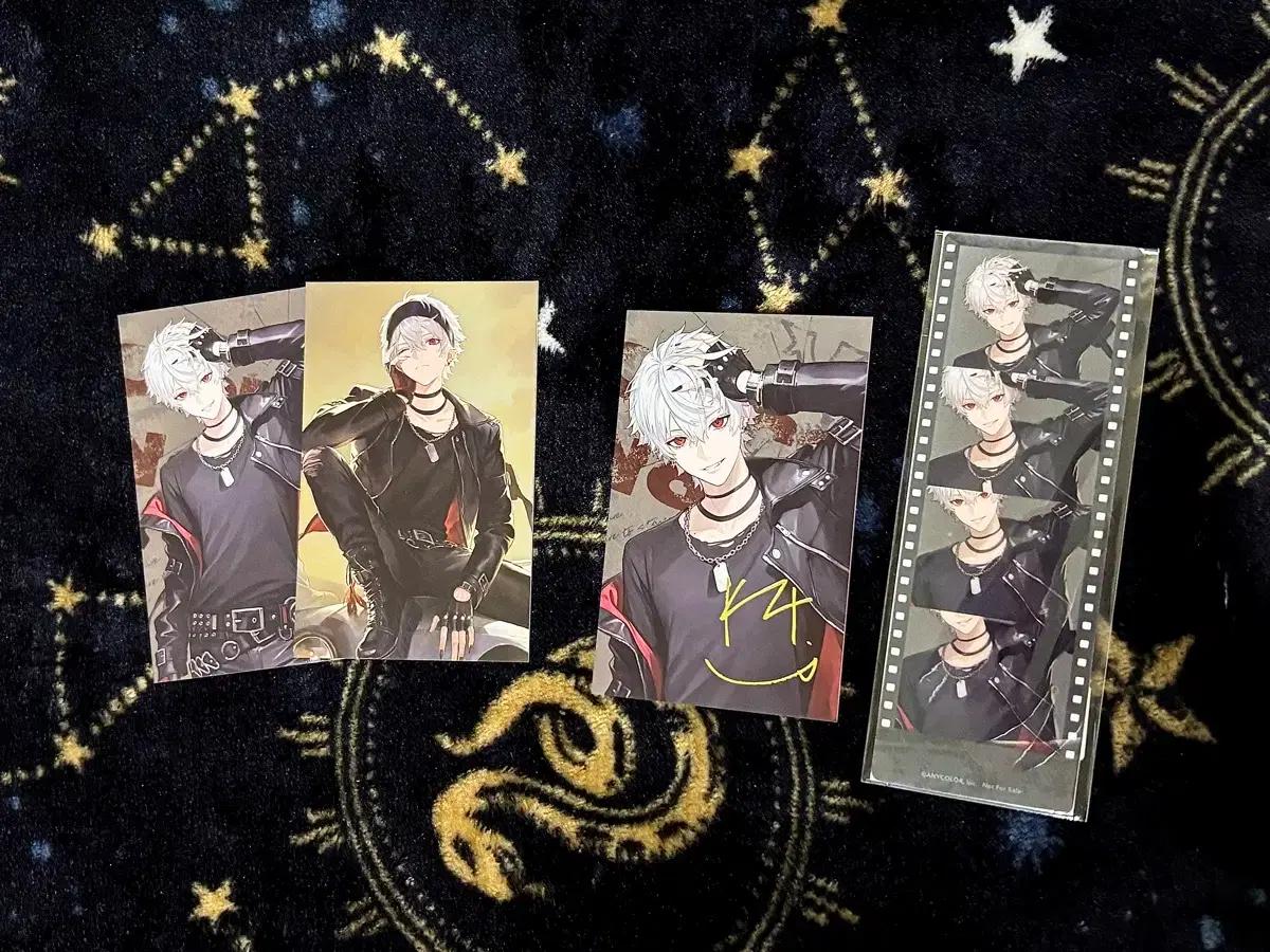 니지산지 쿠즈하 레어 특전 쿠로노와 7주년 체키 메탈카드 필름 풀세트