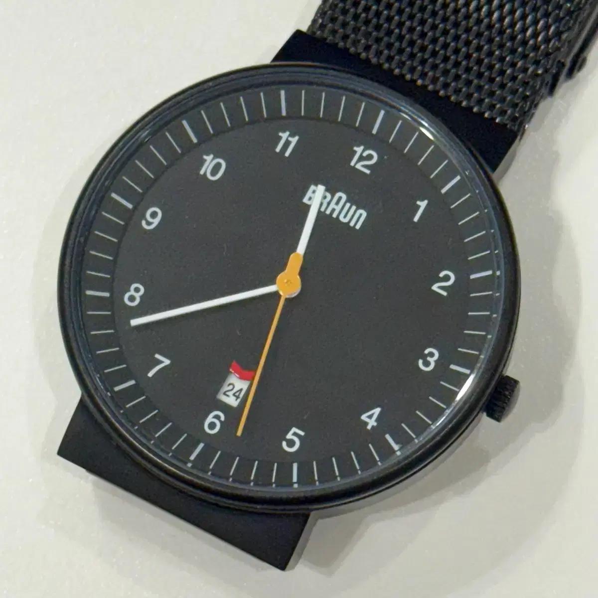 BRAUN BN0032BKBKMHG 브라운 쿼츠 손목 시계 메탈 메쉬