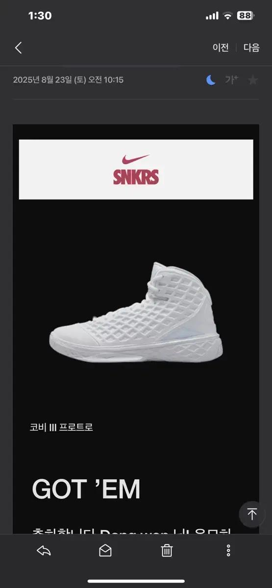 [295] 나이키 코비 3 프로트로 헤일로