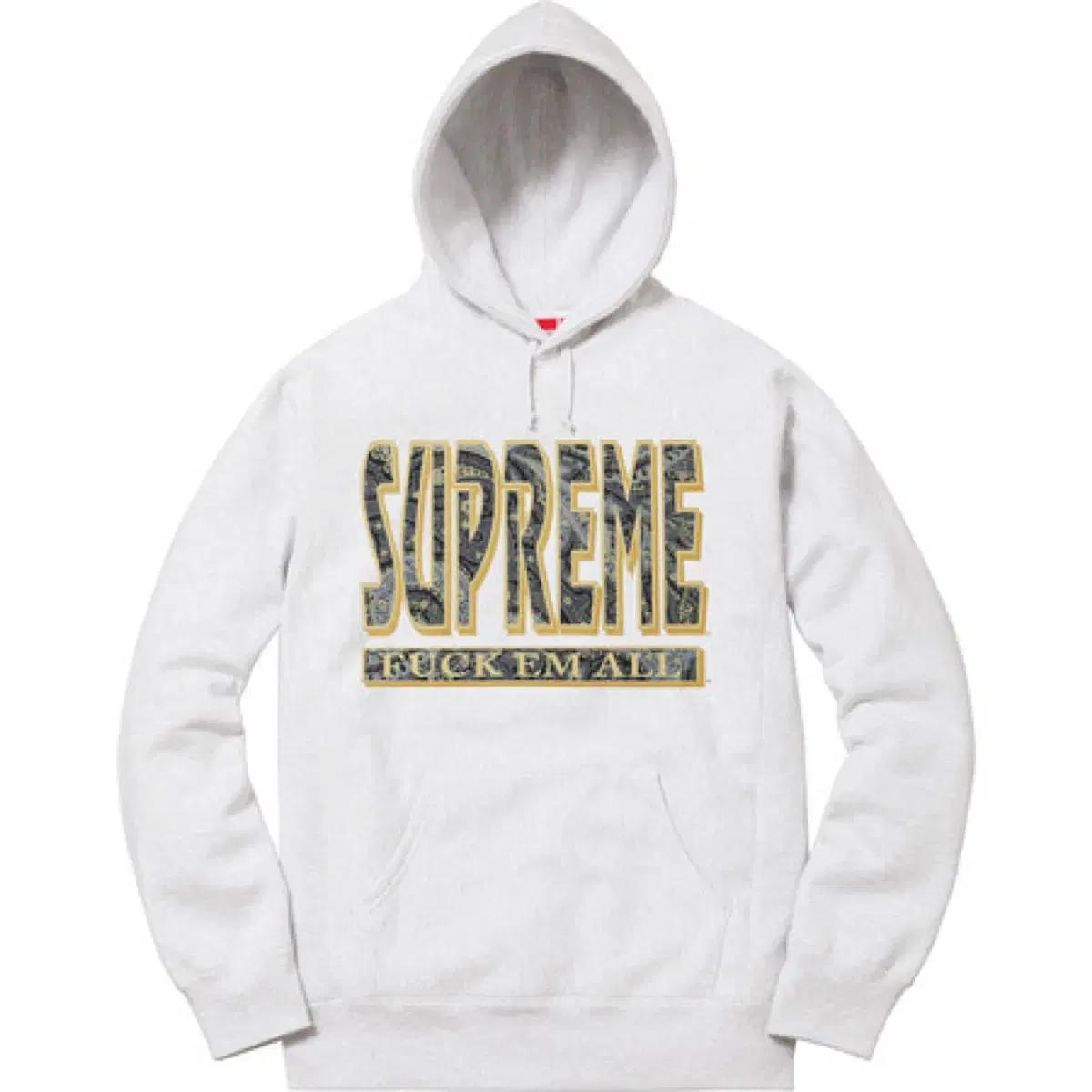 Supreme fuck em all hoodie 슈프림 후드티