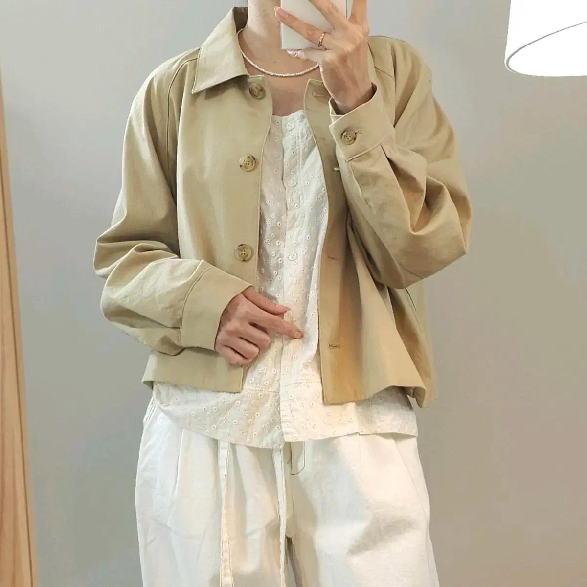 (F)MUTE 뮤트 여성 트렌치 코트 긴팔 자켓 J8M2665