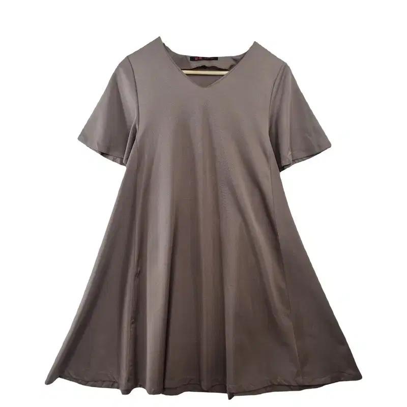 R.KIKUCHI 브라운 반팔 미니 원피스 [M] 여름 반팔 원피스