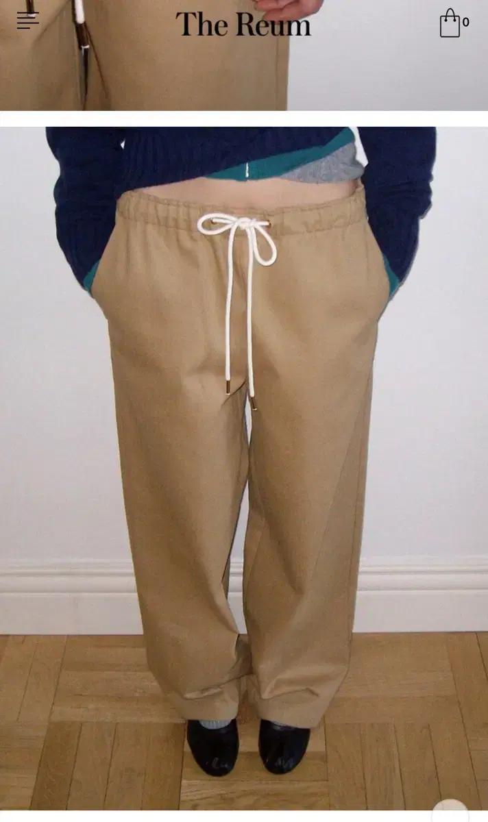 더름 thereum LEROY COTTON WIDE PANTS