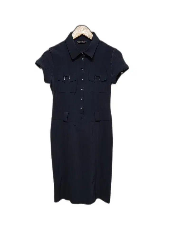 미샤MICHAA 정품 여자 여름용 여성용 카라넥 여자반팔티셔츠원피스55