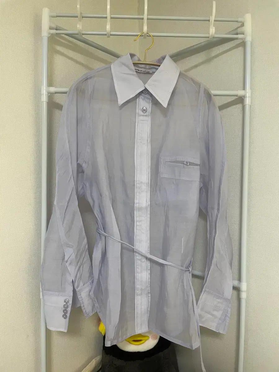 로우클래식 시스루 셔츠