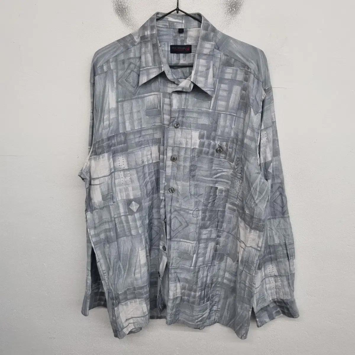 [120/4XL] NICK TAYLOR 네이티브 패턴 셔츠 USA