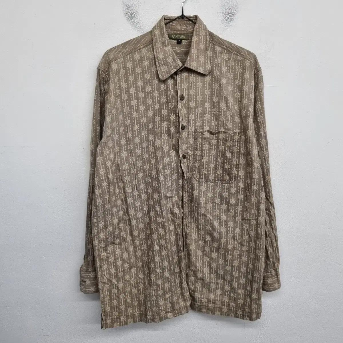 [100/L] MAIWA 네이티브 패턴 셔츠 USA