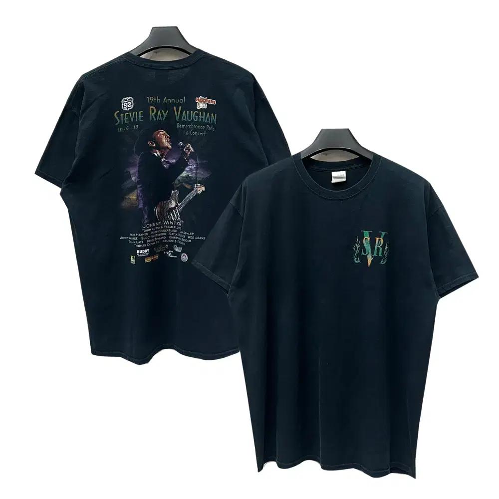 길단 스티비 레이 본 라이브 얼라이브 투어 반팔티 XL