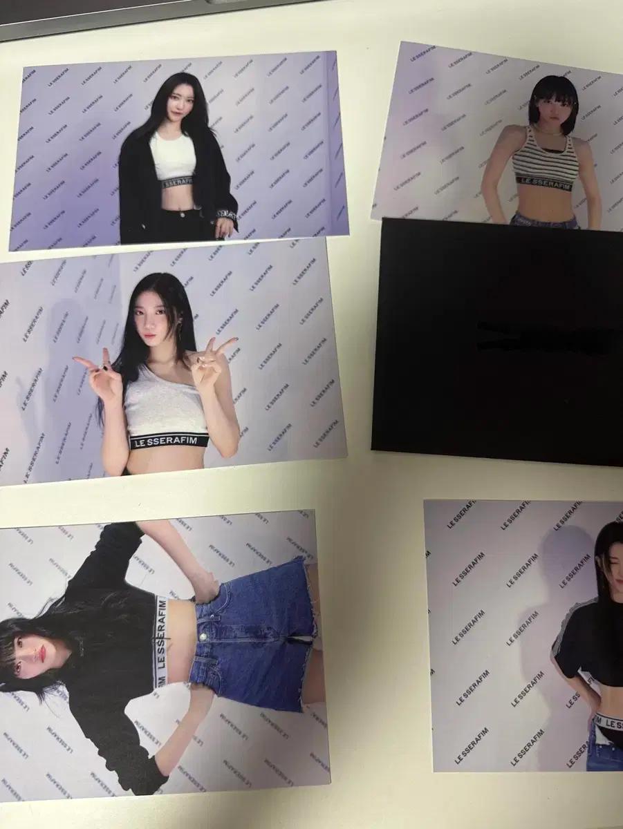 르세라핌 컴백쇼 언포기븐 엽서세트