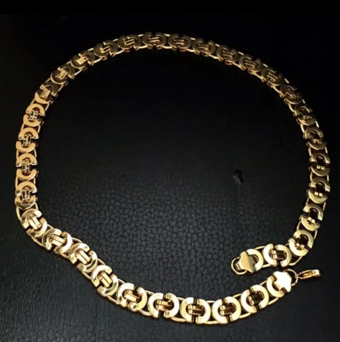잉카 금목걸이(18K 금도금)