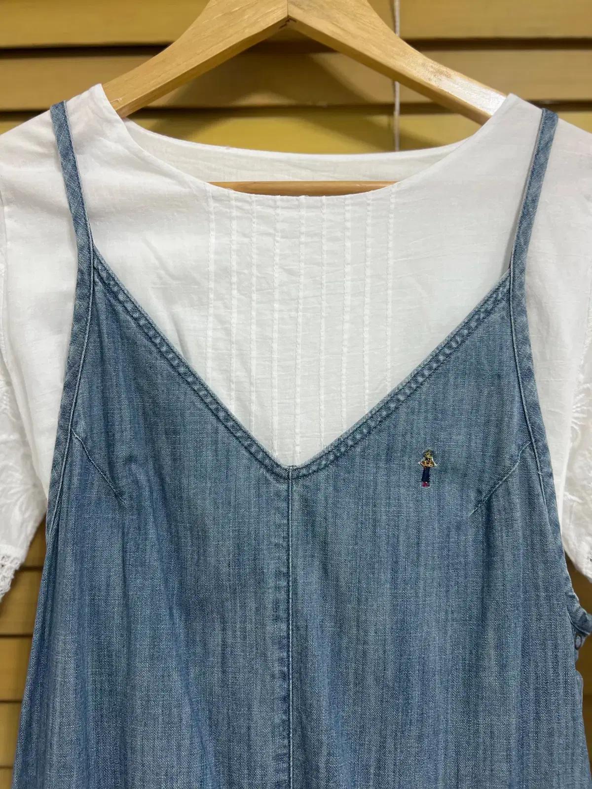 일본수입 여성 멜빵청원피스 레이어드원피스 셋업 FREE