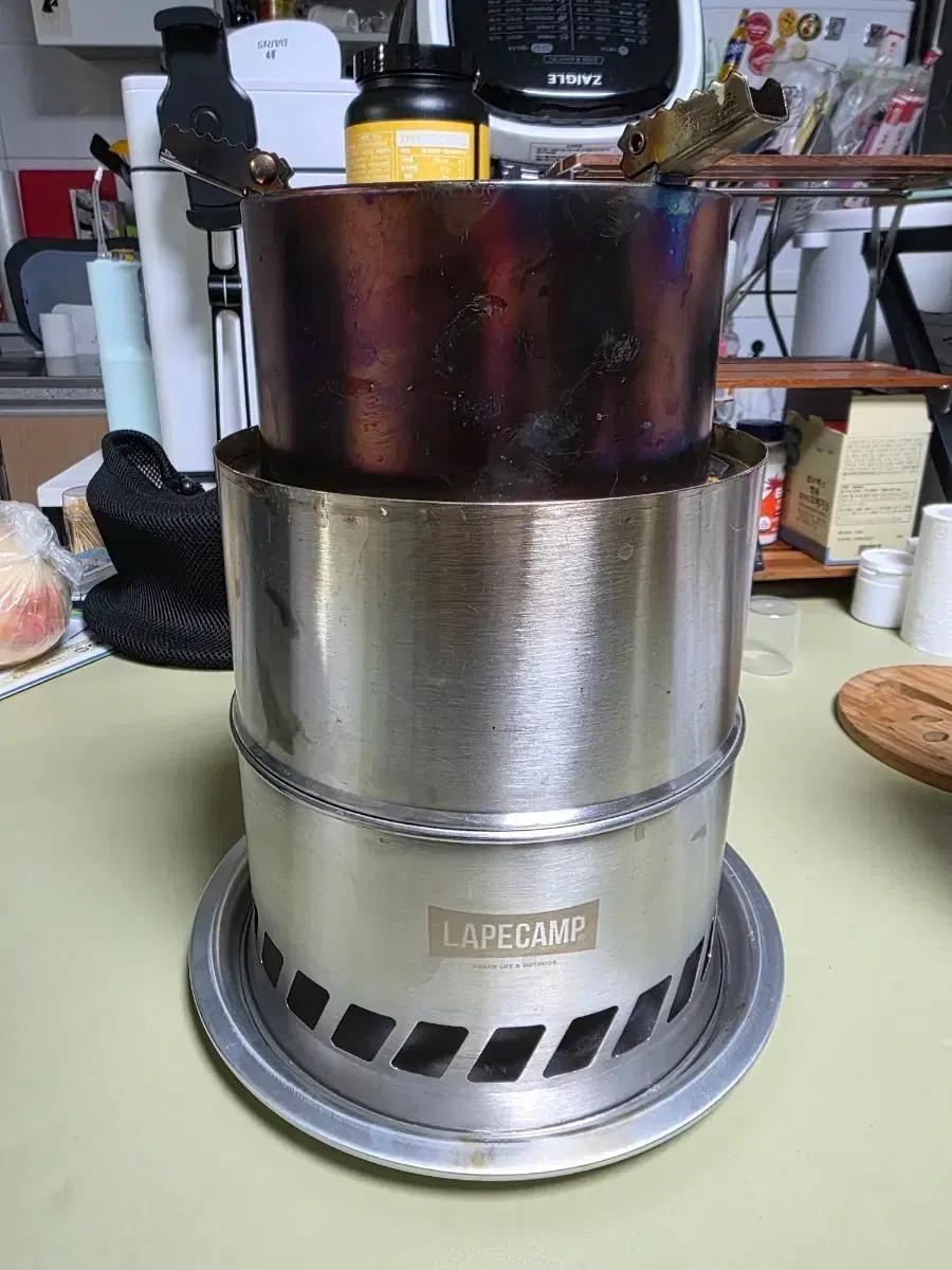 라페캠프 캠핑 불멍 화로대 로켓 우드 스토브