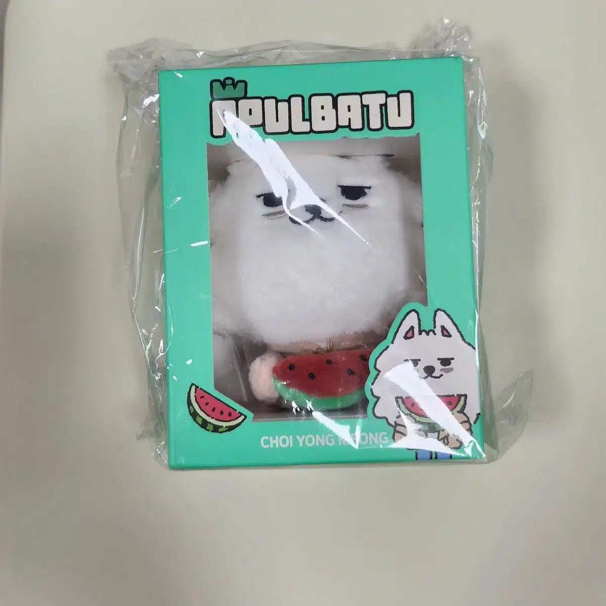 미개봉 일본 뿔바투 용멍이 수박 키링 투바투 수빈